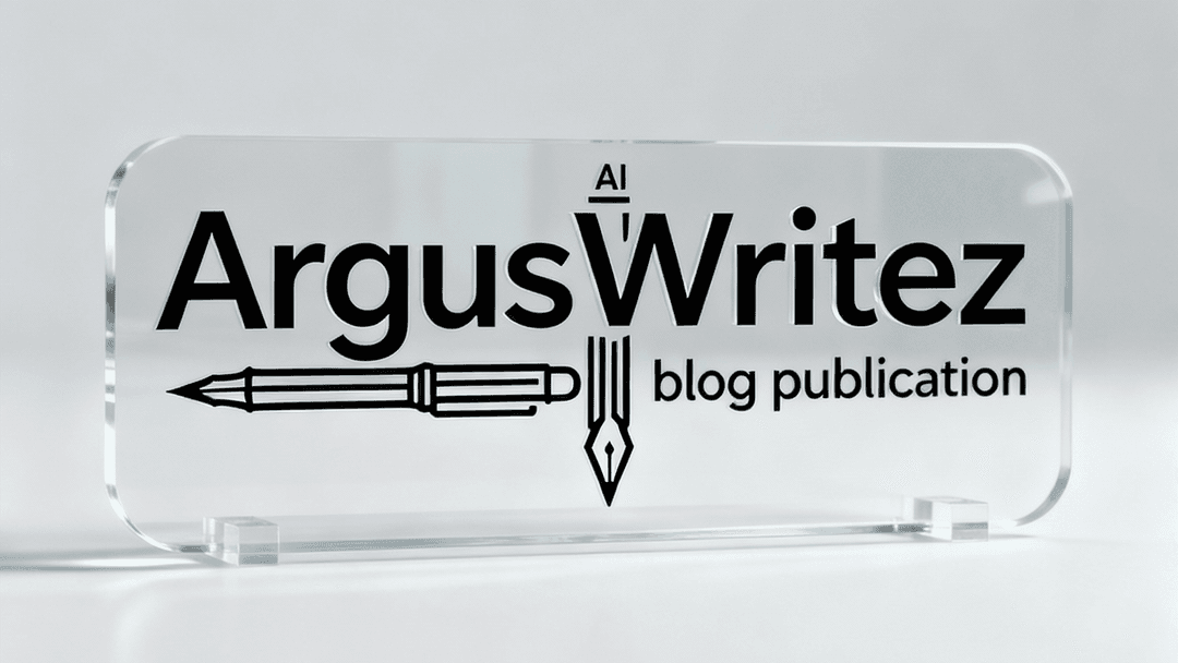 ArgusWritez – Exploring Tech, AI,Books & Digital Creativity